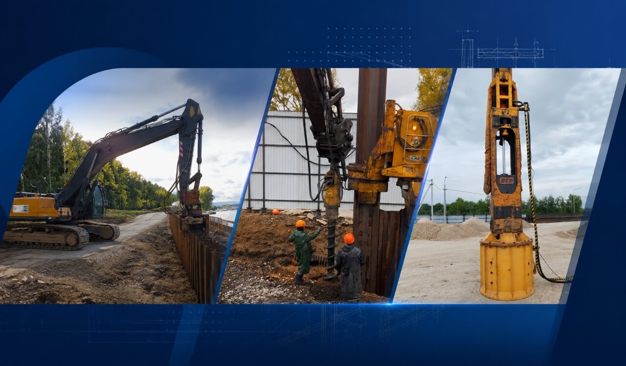 Какой метод погружения шпунта выбрать: сравнение технологий